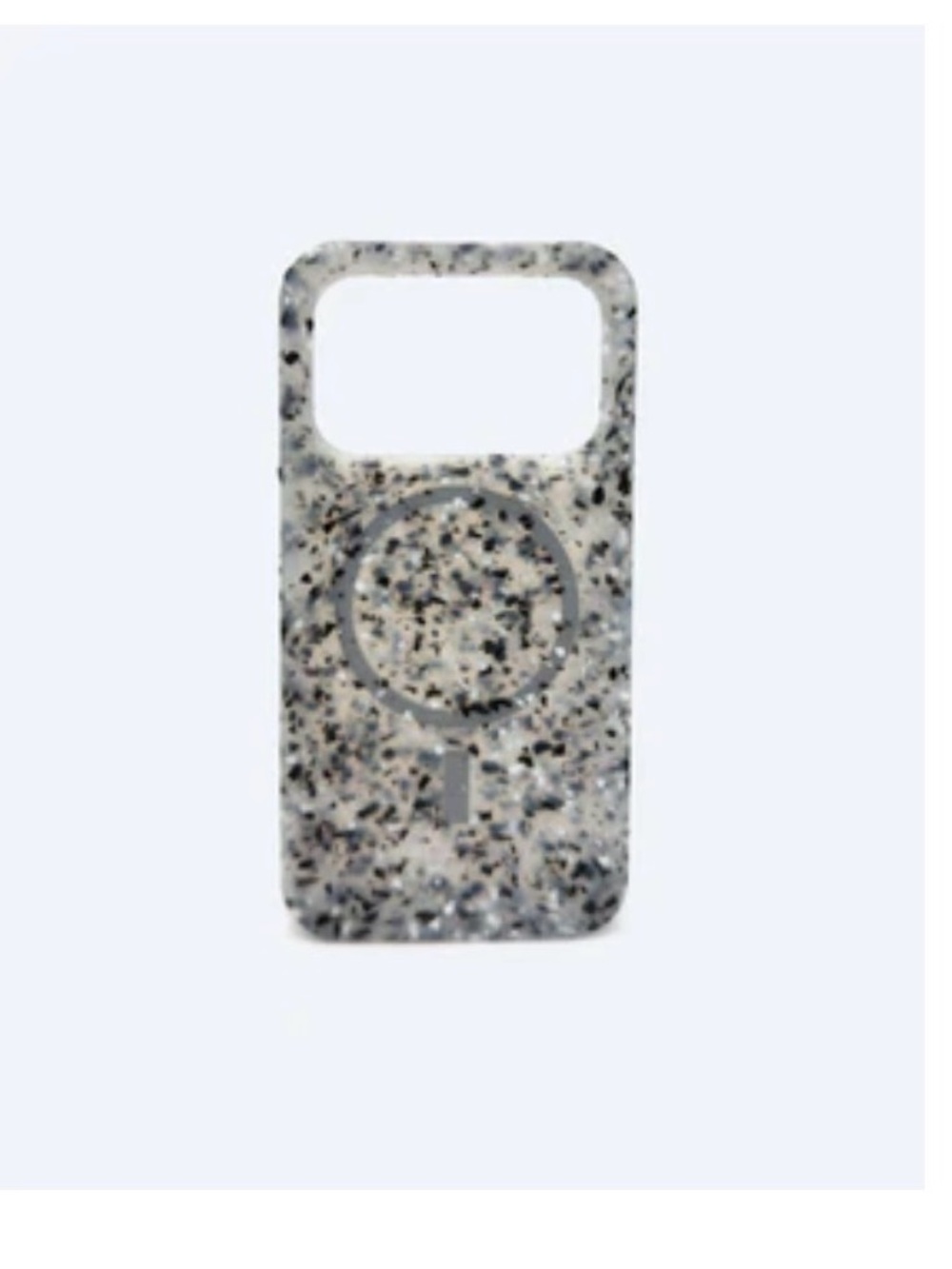 Bailey Hikawa iPhone 17 pro max Speckled Gray MagSafe crater color Phone Case